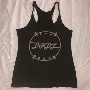 Doughnuts & Deadlifts racerback tank
